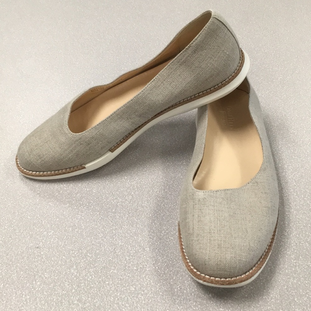 Cole Haan linen flats size 6B